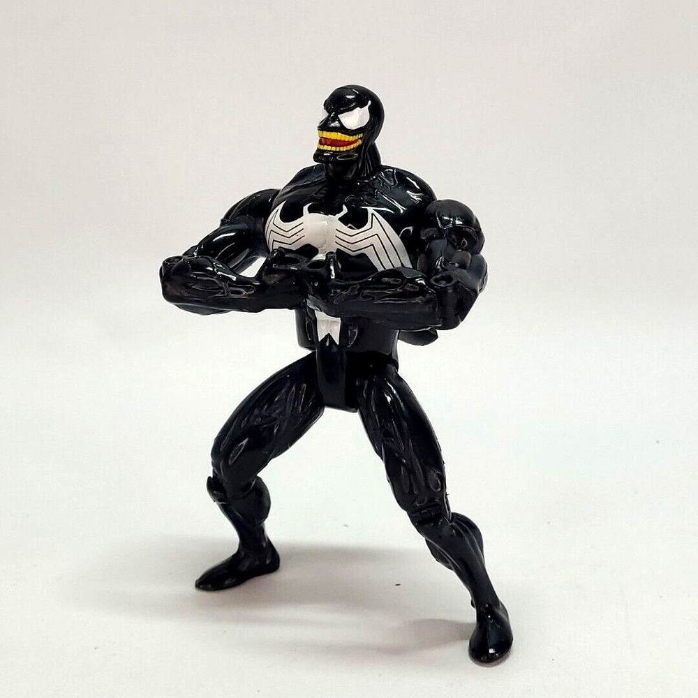 1999 Toy Biz Disney Marvel Venom 5" Pull String Action Figure Toy Vtg WORKS!